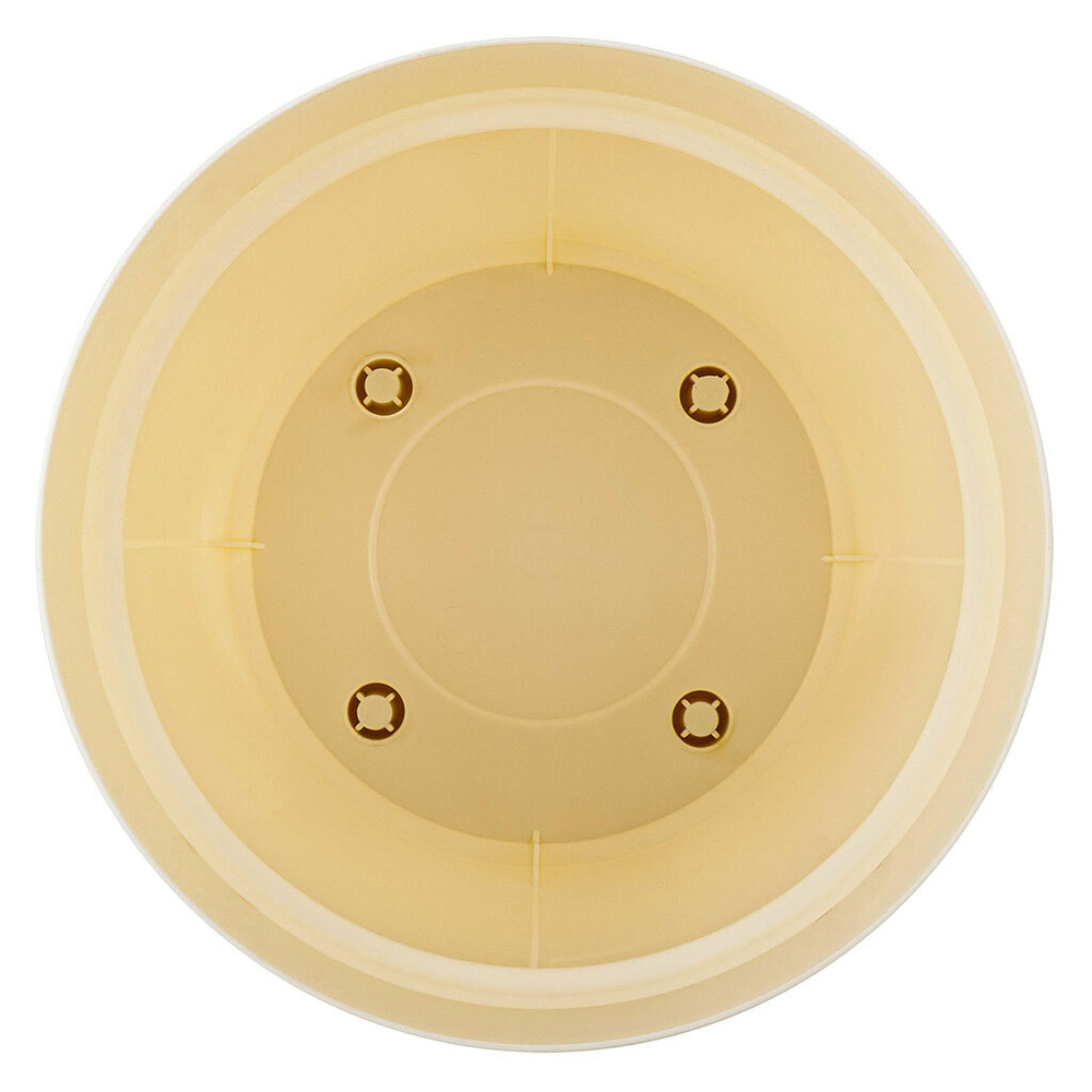 ГОРШОК ДЛЯ ЦВЕТОВ INGREEN VILLA DE FIORI 1,1Л, D130ММ, БЕЛОСНЕЖНЫЙ ЖАСМИН