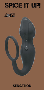 Эрекционное кольцо Lola Games Sensation с анальным стимулятором