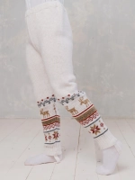 Рейтузы вязаные с орнаментом