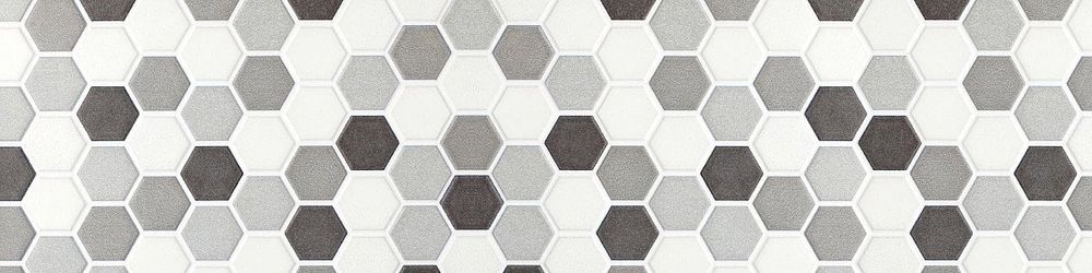 Фартук для кухни «Монохромные соты» ХДФ (3 мм)