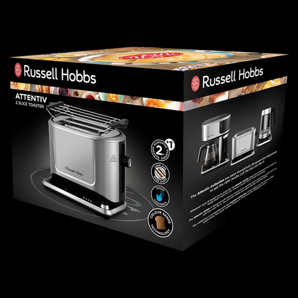 Тостер Russell Hobbs 26210-56 сталь/черный