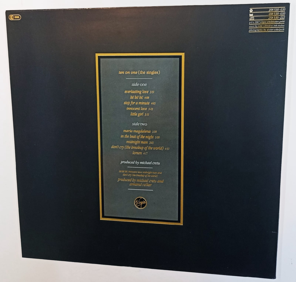 Sandra Ten On One (The Singles) (EU 1987)