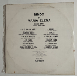 Винтажная виниловая пластинка LP Sindo Y Maria Elena (Cuba 1975)