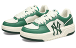 MLB Chunky Liner Basic New York Yankees leather non-slip breathable low-top sneakers for men and women the same green