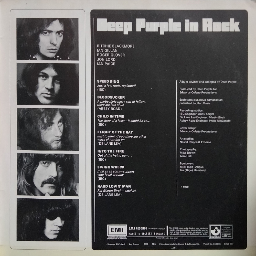 Deep Purple / In Rock (LP)