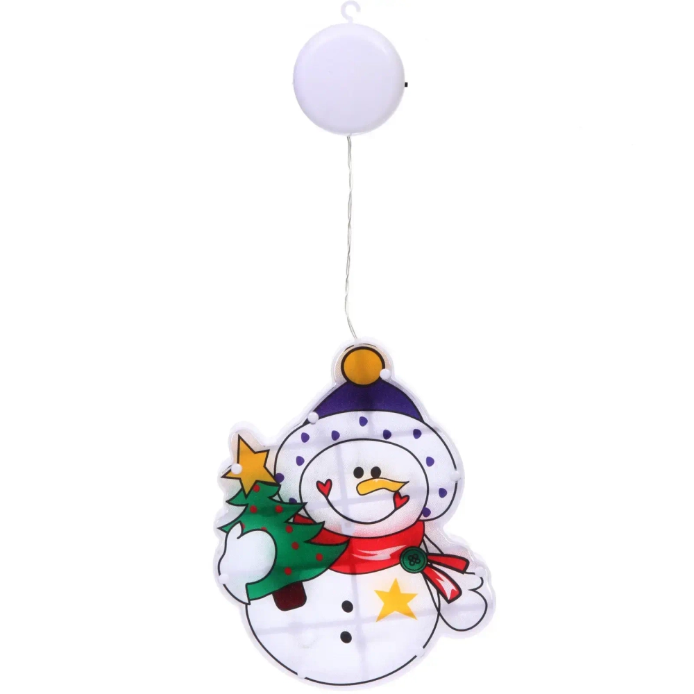 Фигура светодиодная «Снеговик» 18*23 см (батарейки 3 ААА), 1 режим