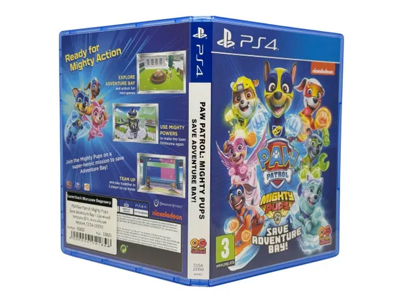 PS4 Paw Patrol: Mighty Pups Save Adventure Bay / Щенячий патруль (Б/У, Полностью на русском языке, CUSA-23350)