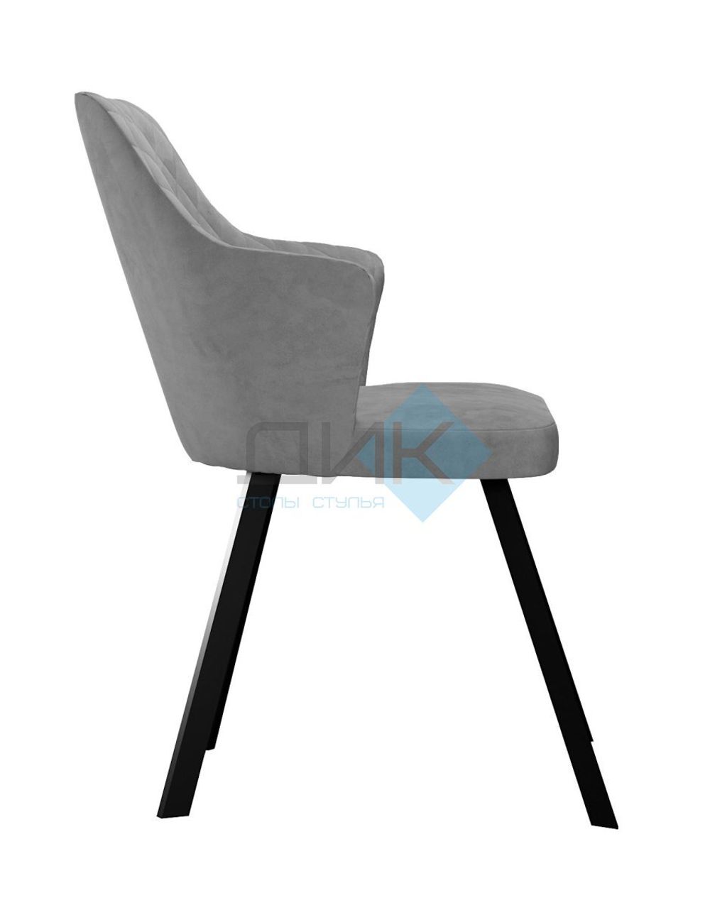 Стул DikLine 245 поворотный опоры чёрные