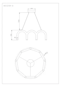 Подвесная люстра Arte Lamp