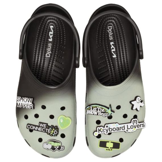 Crocs Classic clog 'Black Green'