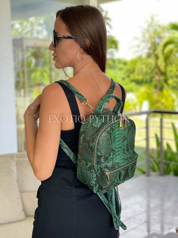 Рюкзак из кожи питона BG-455