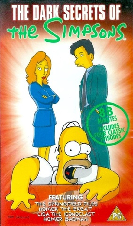 Кассета VHS The Dark Secrets of the Simpsons