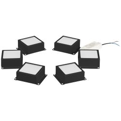 Светильник светодиодный ЭРА Грильято SPO-646-3-4K-B6 36Вт 4000К 89х89мм Домино 100х100 черный 6 кубиков драйвер