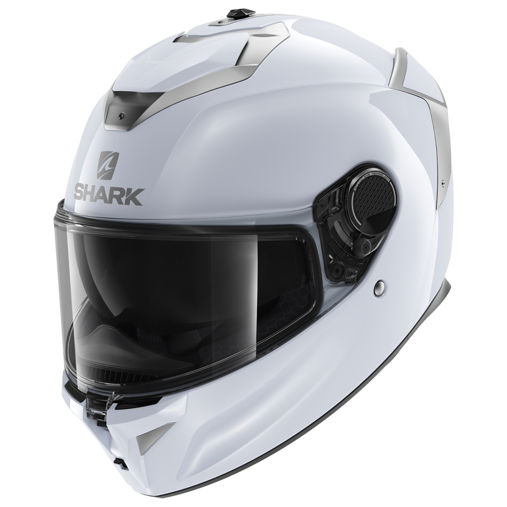 SHARK SPARTAN GT BLANK White/Silver Glossy