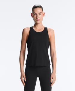 Oysho Топ Comfortlux с перекрестной спинкой, черный