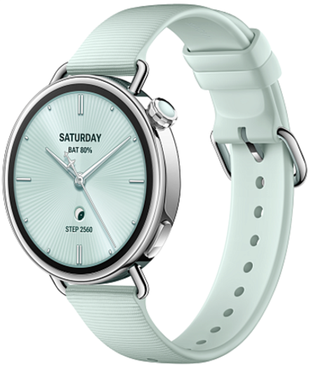 Умные часы Xiaomi Watch S4 41mm RU Fluororubber Strap Green BHR080CGL