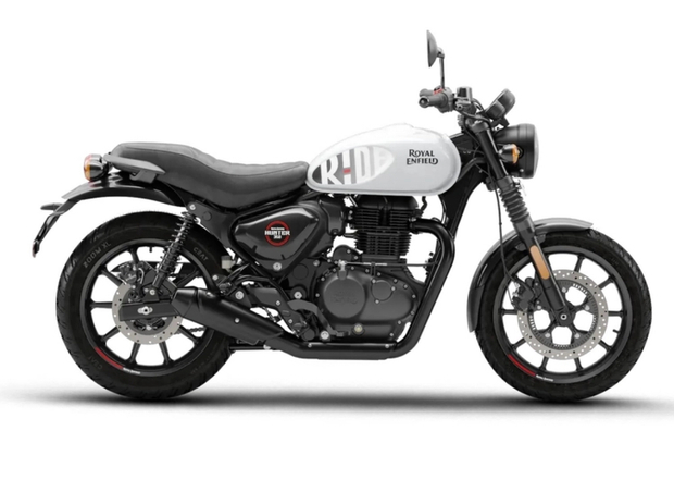 Royal Enfield Hunter 350 Dapper White