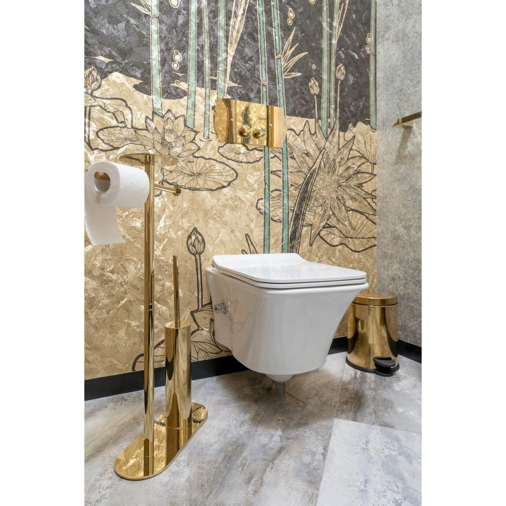 Клавиша смыва Boheme Imperiale 652 для инсталляции Geberit, GOLD