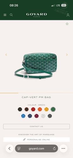 Сумка через плечо Goyard Car-Vert PM