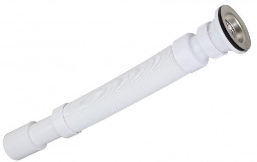 Гибкая труба с выпуском, 1"1/2х40/50 L400-1000мм  VER-PRO (100/1шт)