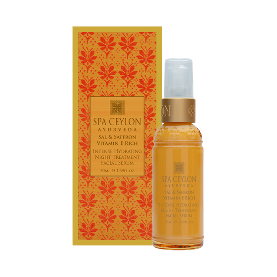 Интенсивная увлажняющая ночная сыворотка для лица "ШОРЕЯ И ШАФРАН" (50мл)