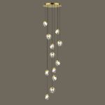 Подвесной светильник MD24001033-12A gold/clear