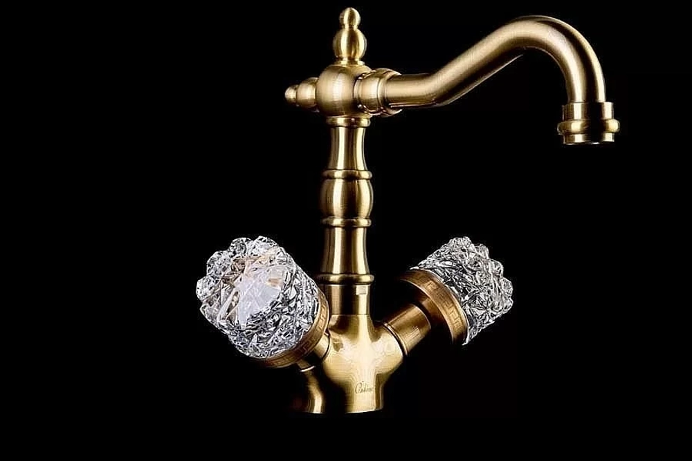 Смеситель для раковины Boheme Cristal 312-CRST