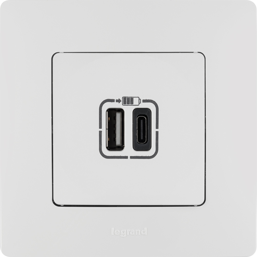 Рамка 1 пост белый ETIKA Legrand