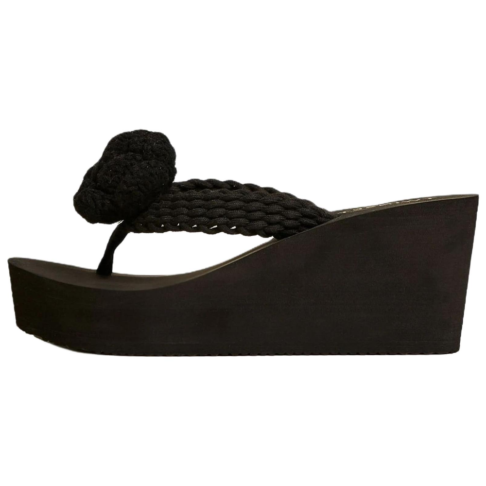 TWINSET MILANO Flip Flops Women"s Black