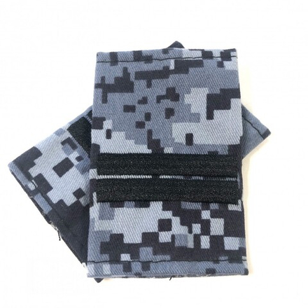 Фальшпогоны серая цифра с вышитыми лычками мл. сержант