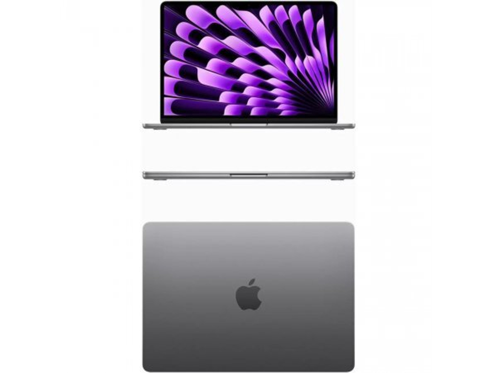 15.3 Ноутбук Apple MacBook Air 15 2023 2880x1864, Apple M2, RAM 8 ГБ, SSD 512 ГБ, Apple graphics 10-core, macOS, MQKQ3, space gray