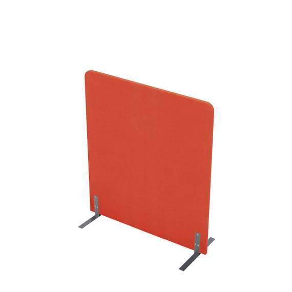 011.МПО.1012 Акустическая мобильная перегородка на стационарных опорах (1000*450*1200)