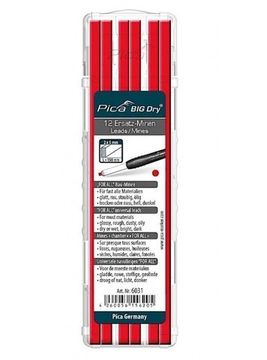 Комплект грифелей для строительного карандаша Pica BIG Dry PICA-MARKER 6031