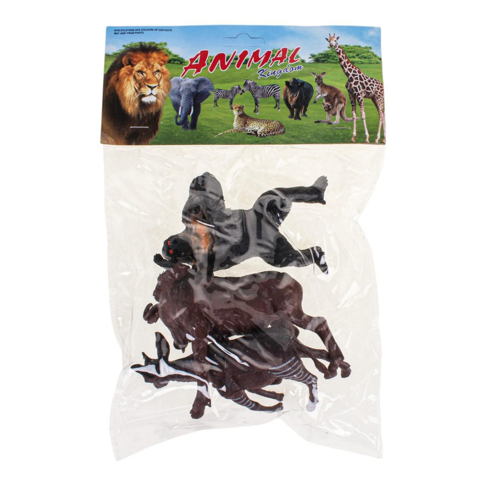 Набор диких животных 3шт, пакет DY618-27