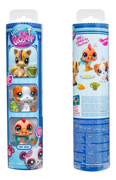 Набор Три друга три фигурки мини-животных с аксесс