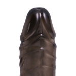 Дымчатая фаллическая насадка 16,2см с подхватом и закрытой головкой ToyFa XLover 748025