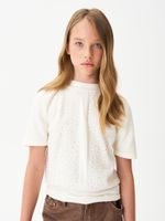 Джемпер для девочки AT1374 молочный