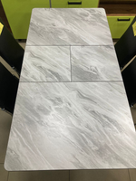 Стол разд пластик Миллер бабочка К-т ног №5 черный Царг.пояс 930 черный Ст-ца лавант (черная)