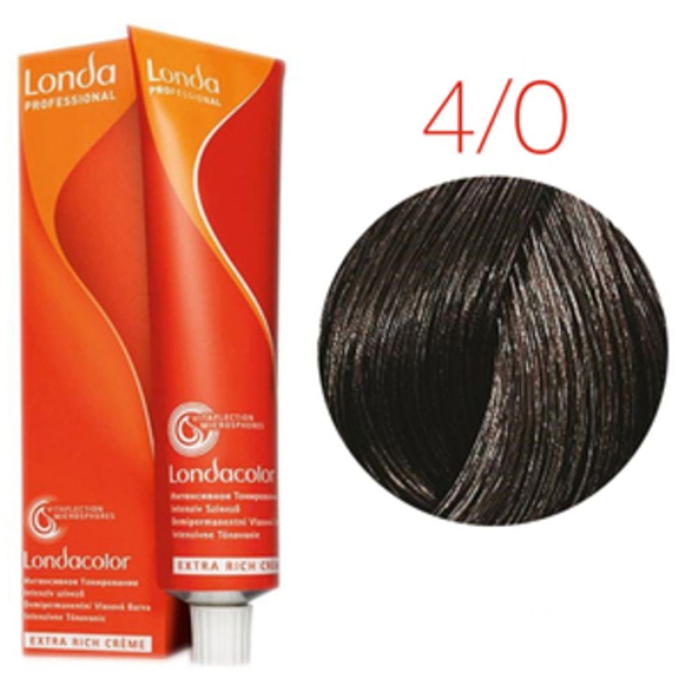 Londa Color инт.тонирование, 4/0 шатен, 60мл