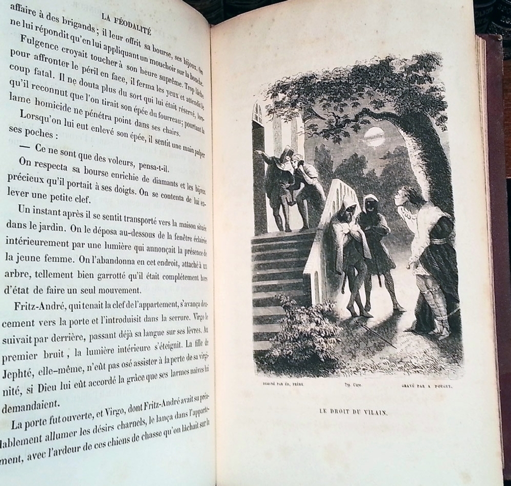 La feodalite ou les droits du seigneur. (Феодализм или права сеньора), Charles Fellens (Чарльз Фелленс), Paris 1877 г.