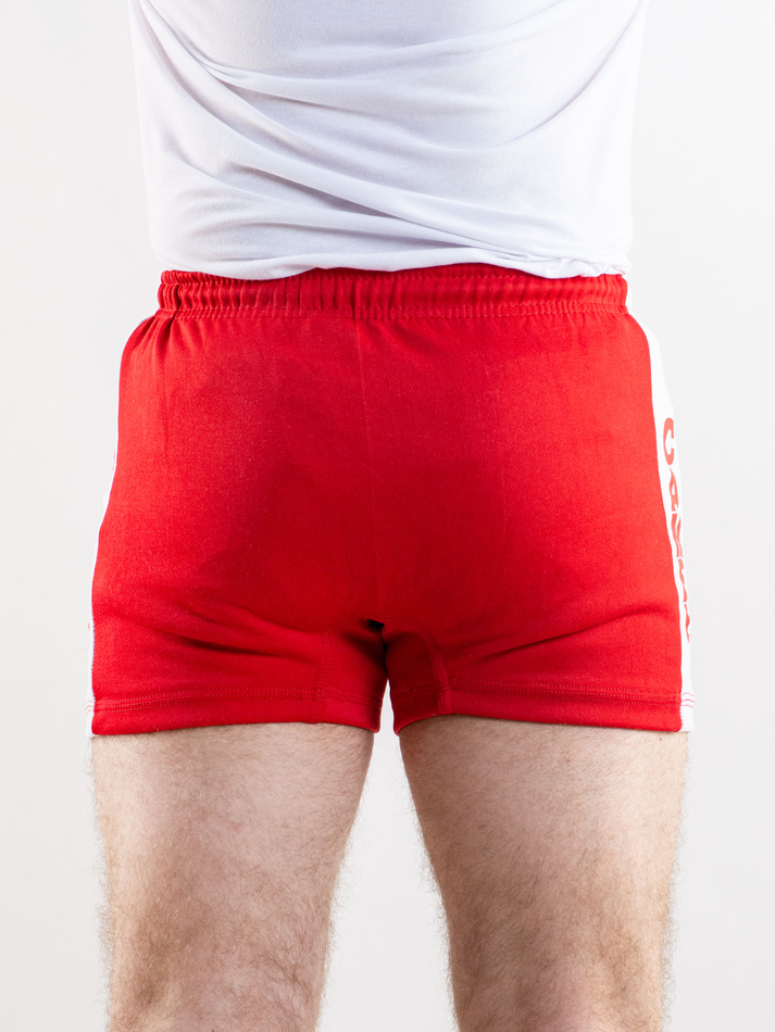 Шорты для самбо BoyBo красные, BS350