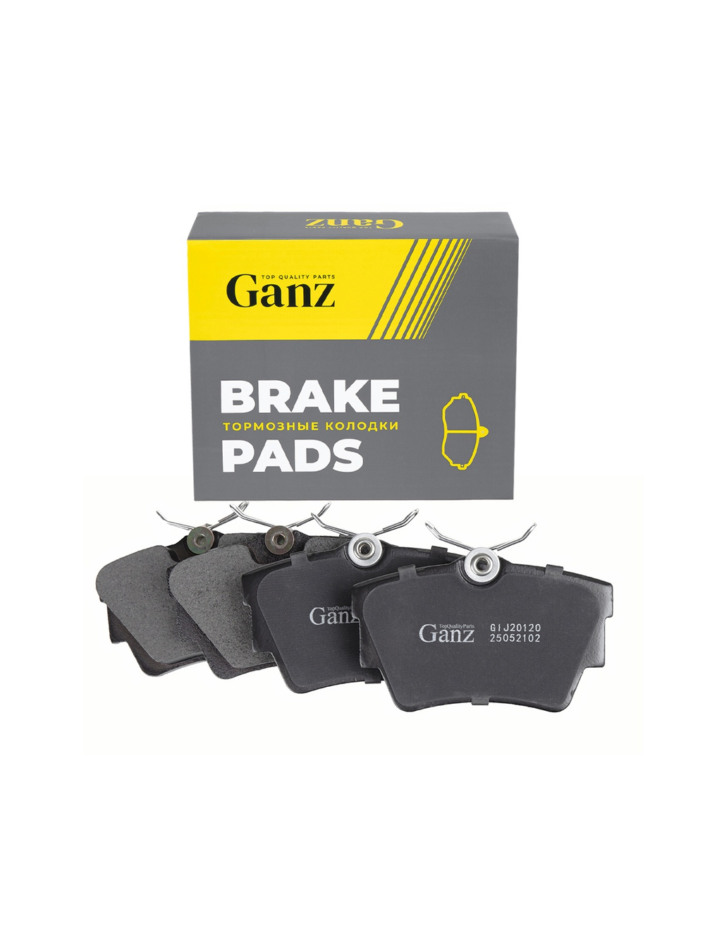 Колодки задние NISSAN/OPEL/RENAULT all LCV 02-> GANZ GIJ20120