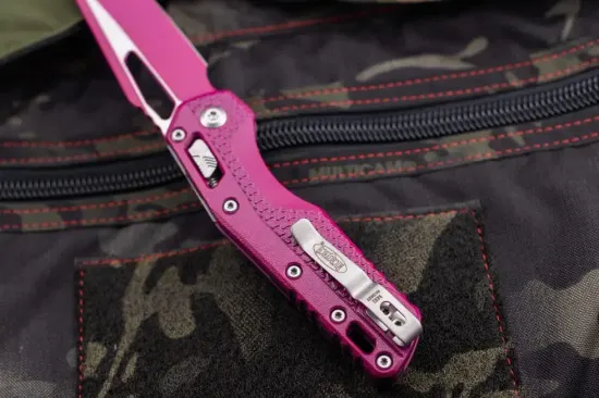 Нож Microtech MSI Ram-Lok S/E Polymer Tri-Grip Cerakote Sangria Standard 210T-1PMCSR