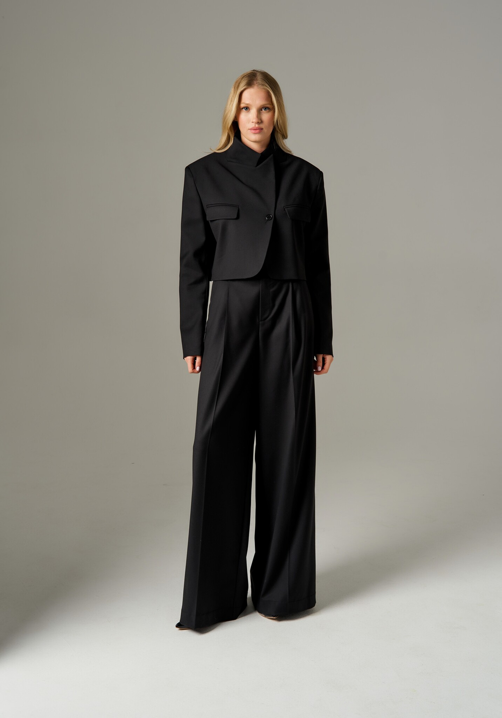 Жакет укороченный not simple, черный