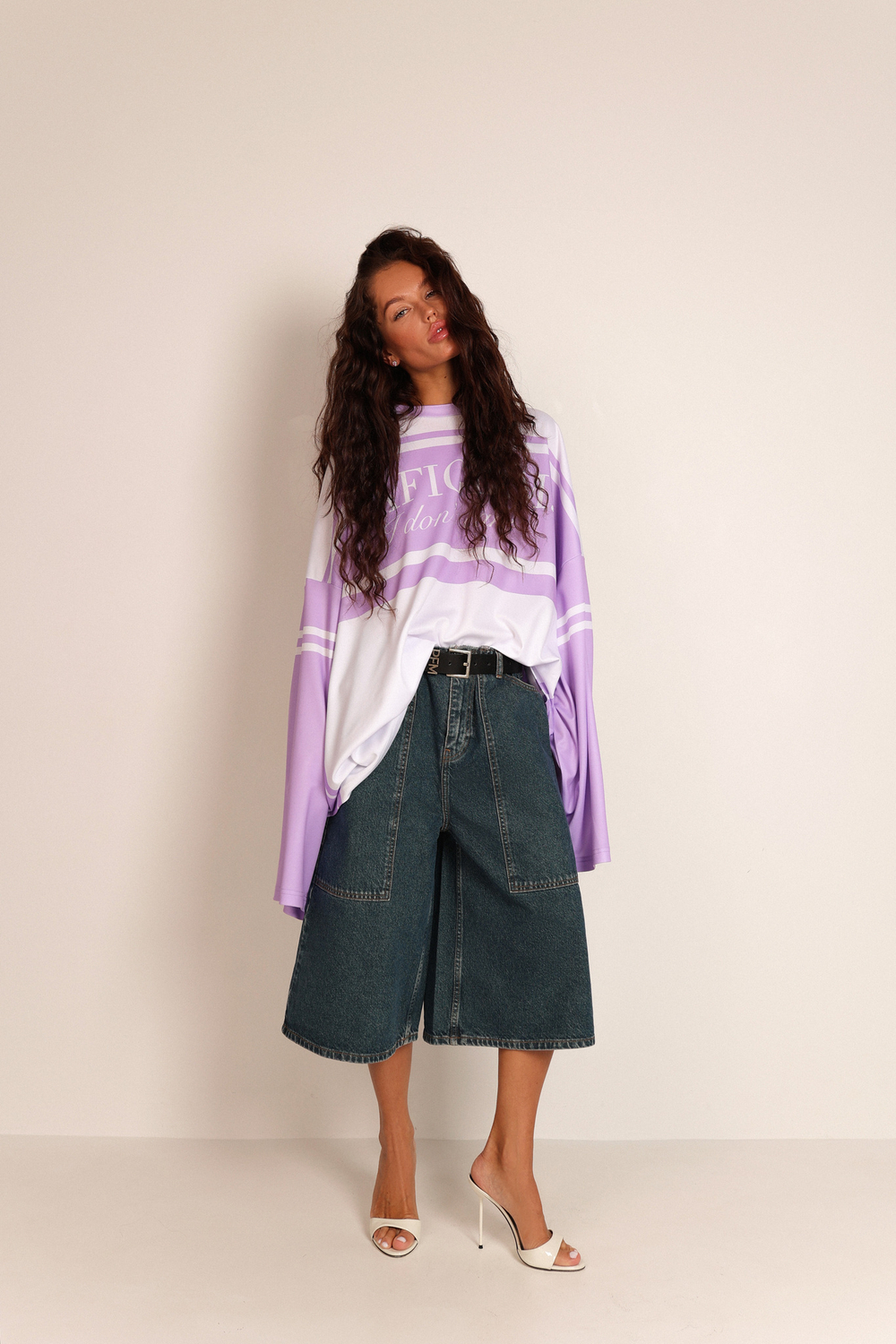 Бермуды из денима