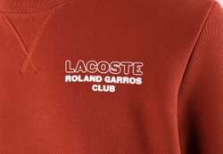 Мужская теннисная кофта Lacoste Edition Roland Garros Club - Коричневый