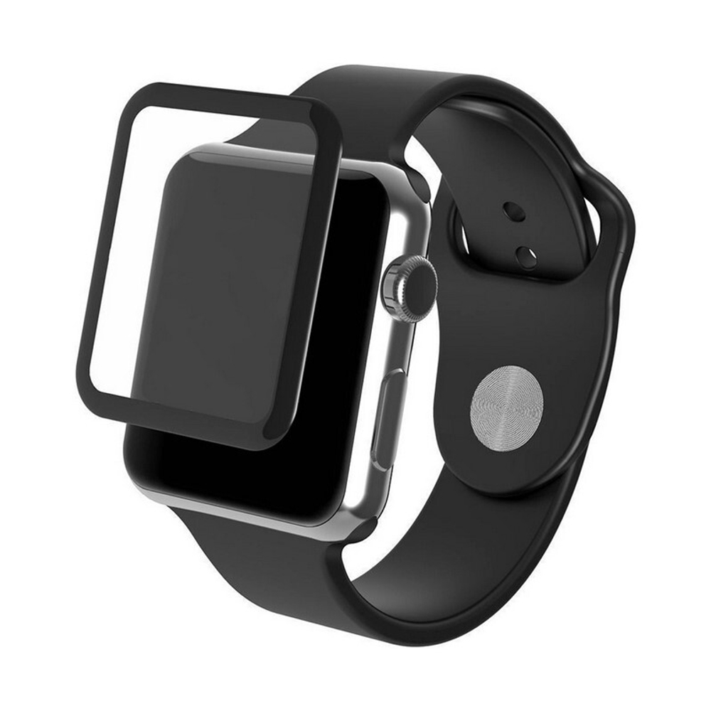 Защитное стекло Ceramics матовое для Apple Watch 40мм (полная проклейка)