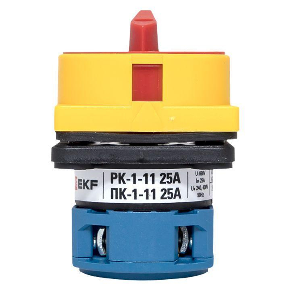 Переключатель кулачковый ПК-1-11 25А 1п "0-1" с блокировкой IP65 PROxima EKF pk-1-11-25-a65