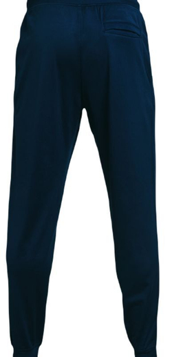 Мужские теннисные штаны Under Armour Men's UA Sportstyle Joggers - academy/black