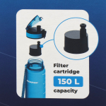 Фильтр-бутылка Аквафор, 0.5 л, син, 507882